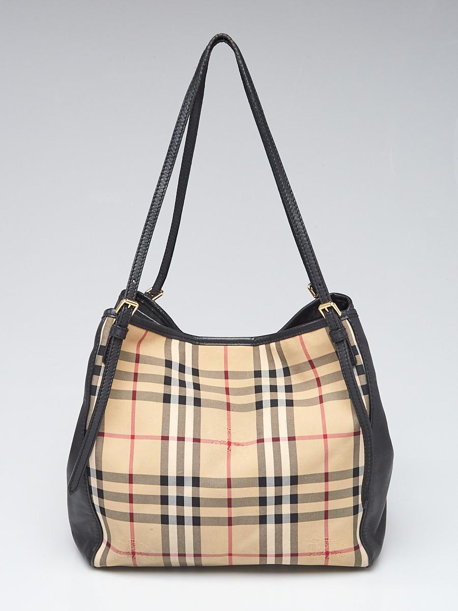 Burberry horseferry check small canterbury tote shop