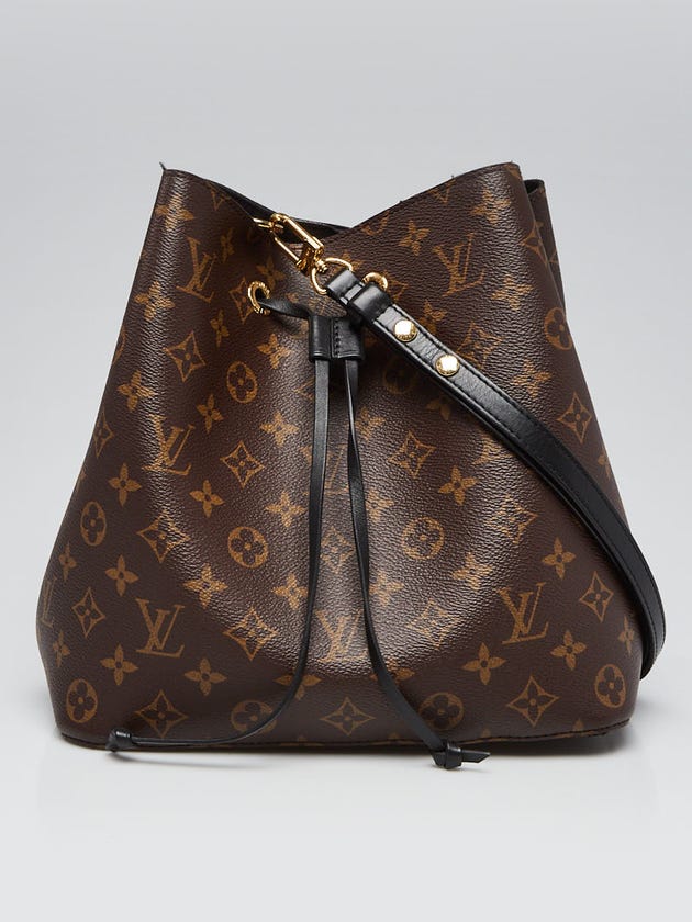 Louis Vuitton Black Monogram Canvas Neonoe Bag
