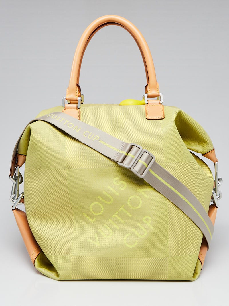 Louis Vuitton Limited Edition LV Cup Jaune Damier Geant America Cube Bag -  Yoogi's Closet