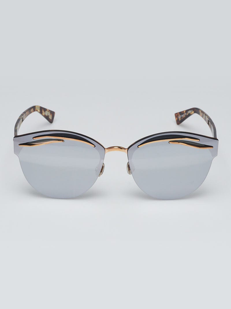 Christian Dior Limited Edition Goldtone Metal and Black Acetate