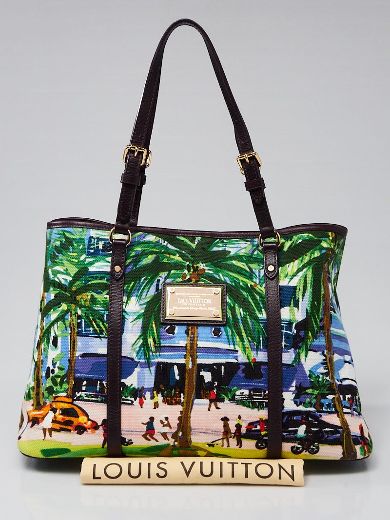 Louis Vuitton Limited Edition Canvas Beach Cabas PM Tote (SHF-21504) –  LuxeDH