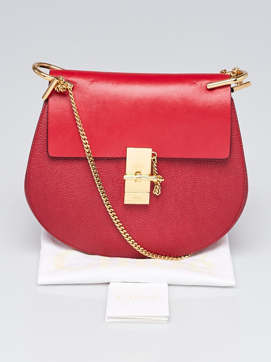 Chloe red bag shop