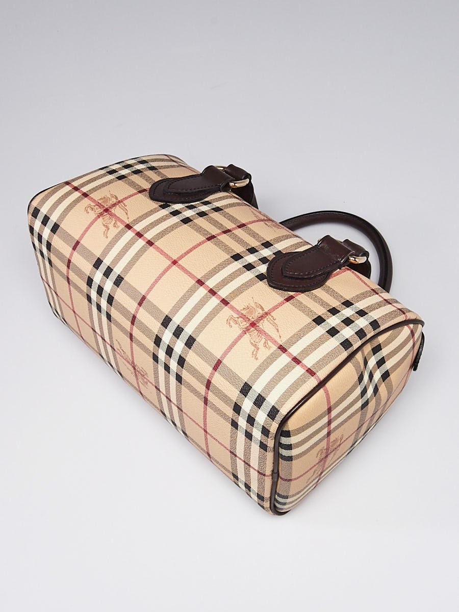 BURBERRY HAYMARKET CHECK SMALL CHESTER BOWLING BAG – Caroline's Fashion  Luxuries