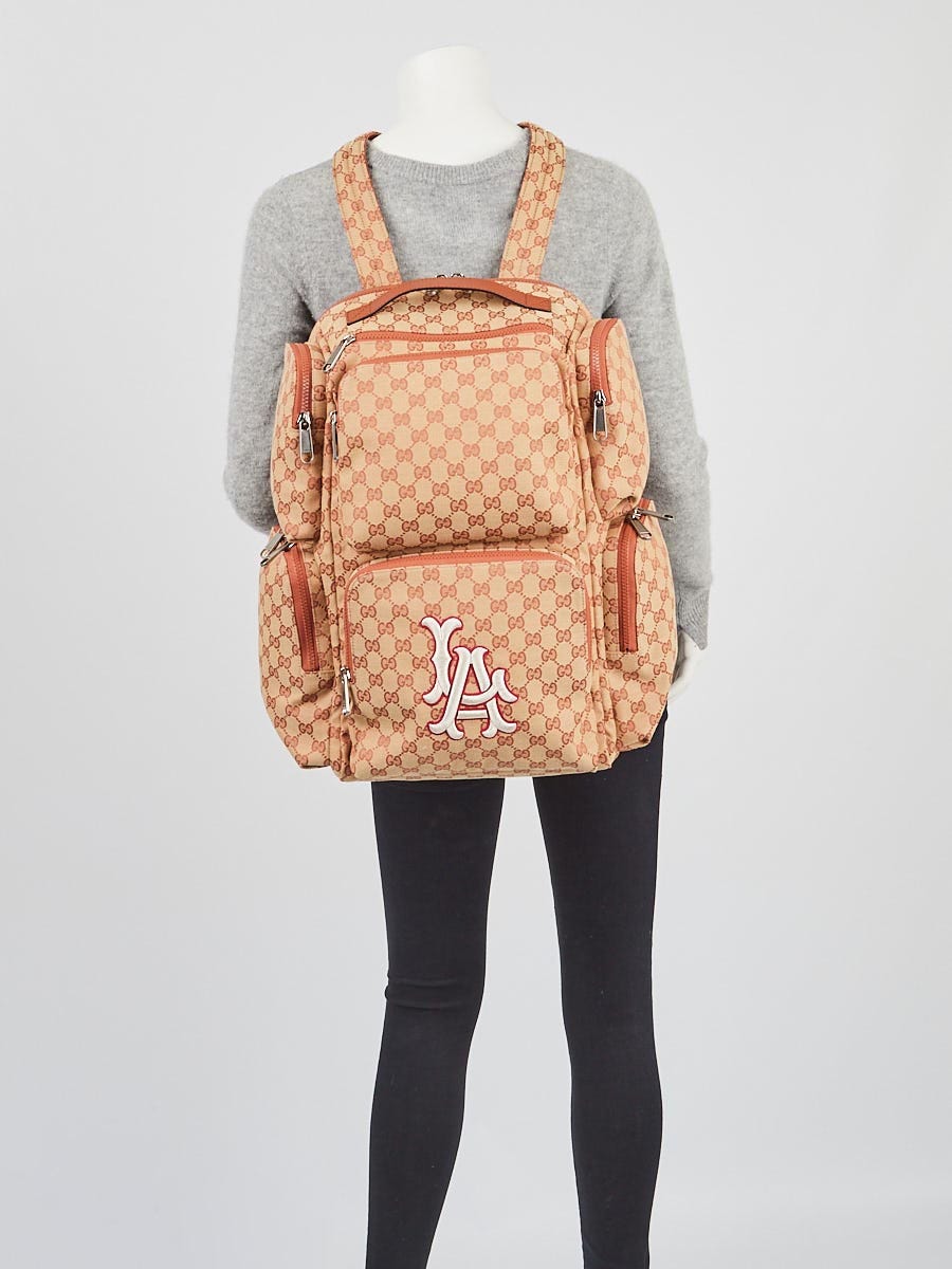 GUCCI × LA Angels™ ボディバッグ GUCCI Gucci LA Angels GG Canvas Body Bag GG Canvas Beige Unisex