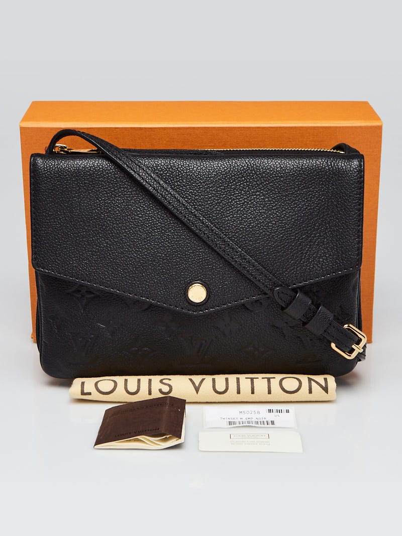 Authentic Louis Vuitton Black Empreinte Twice Crossbody Bag LV, Luxury, Bags  & Wallets on Carousell