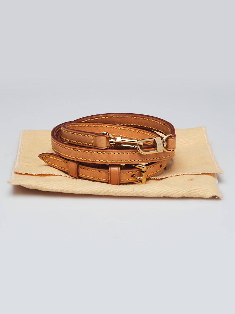 Louis Vuitton Non-Adjustable Leather Shoulder Vachetta leather Strap 12 MM  VVN Beige ref.223826 - Joli Closet