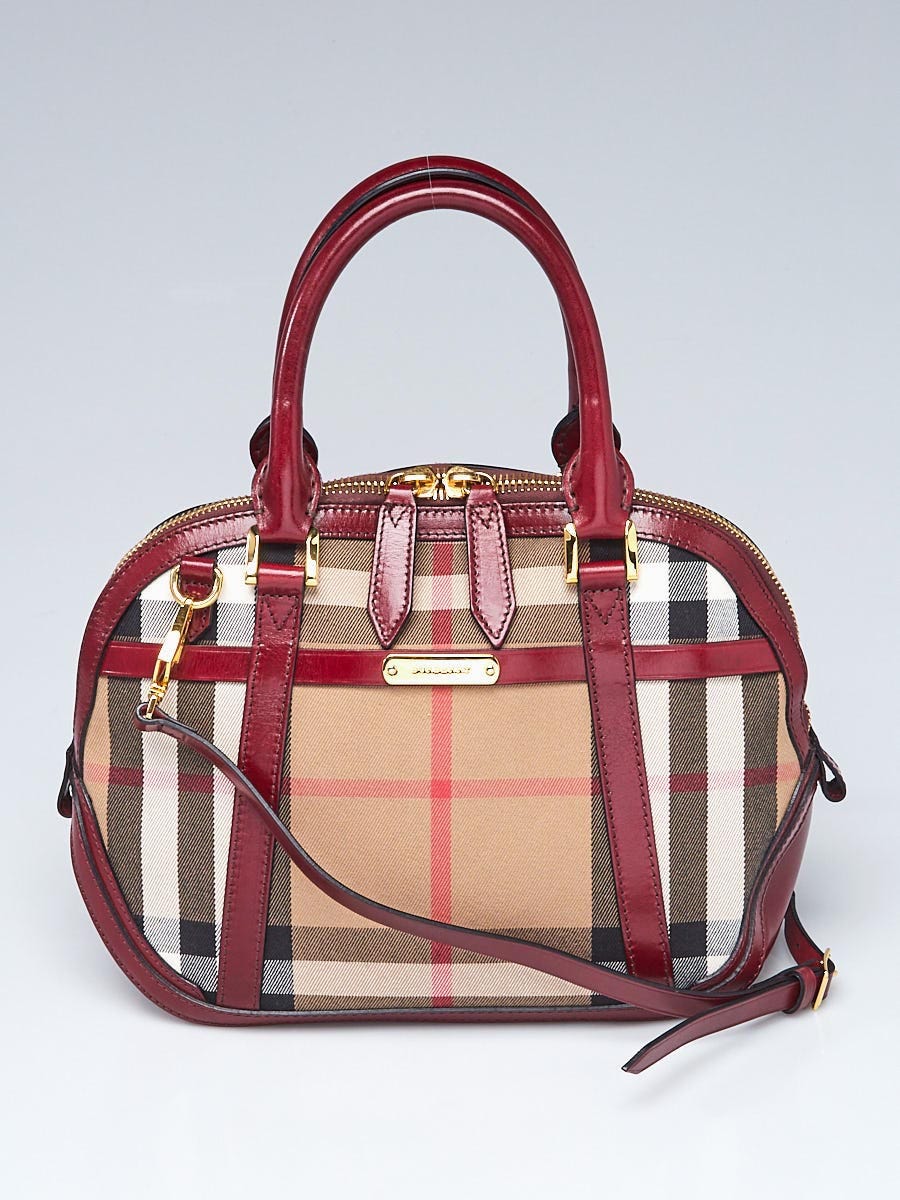 Burberry small orchard bowling bag top