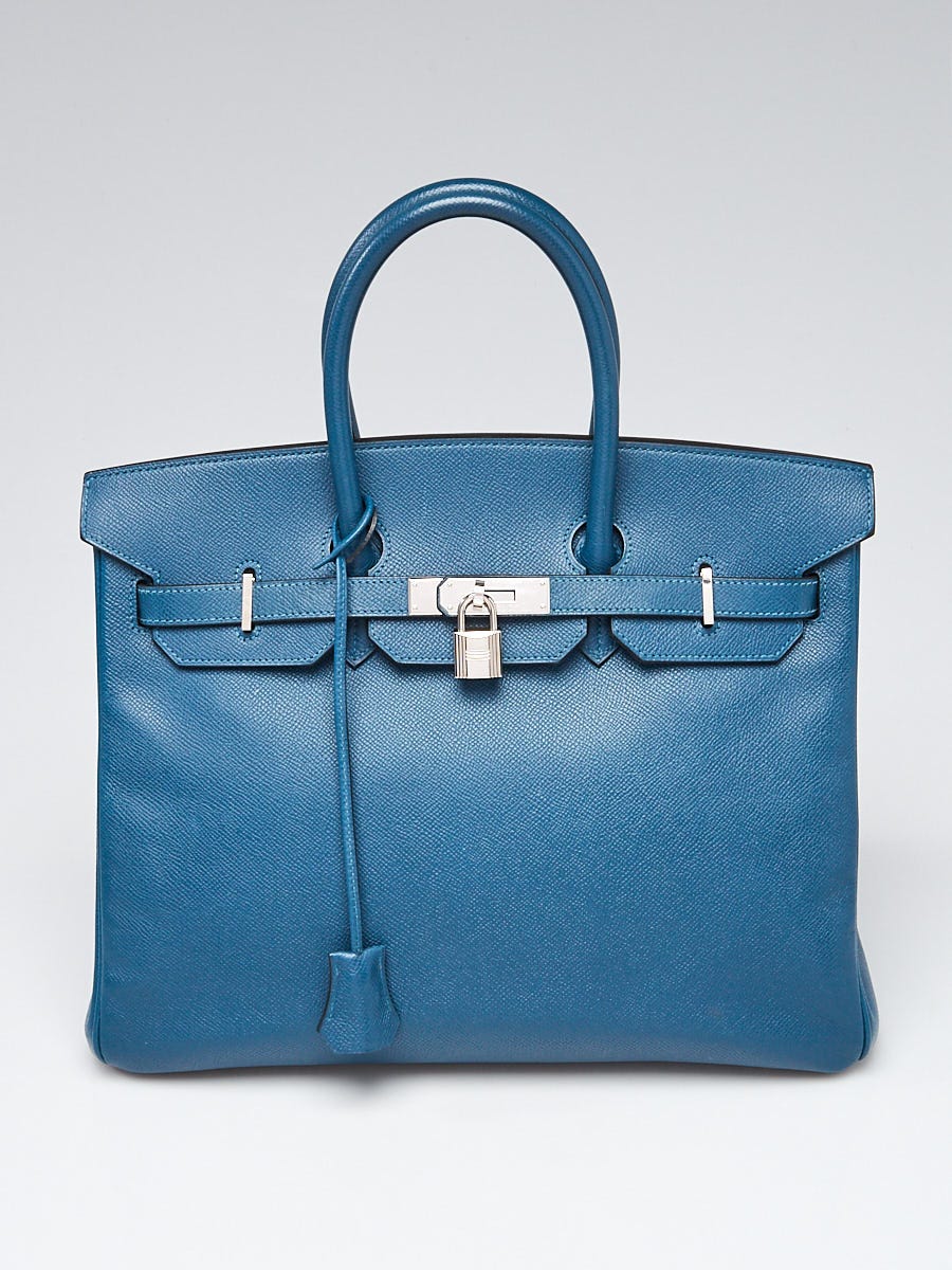 Hermes birkin 35 hotsell blue