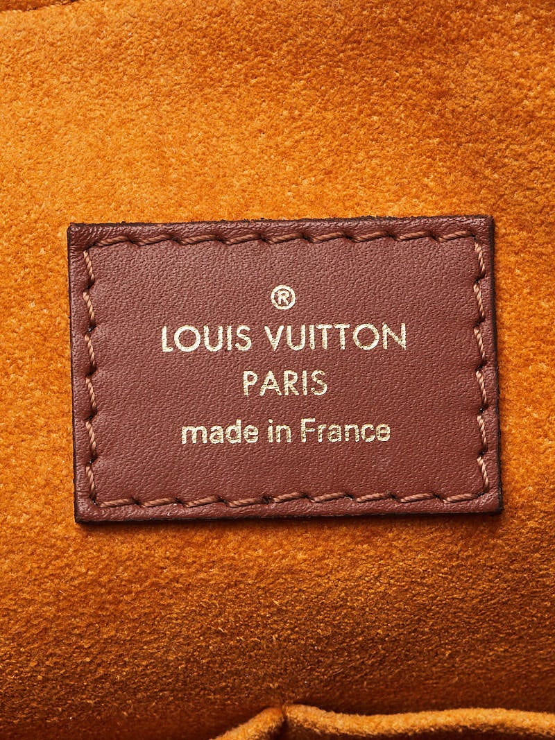 Louis Vuitton Safran Monogram Canvas MM V Tote Bag - Yoogi's Closet
