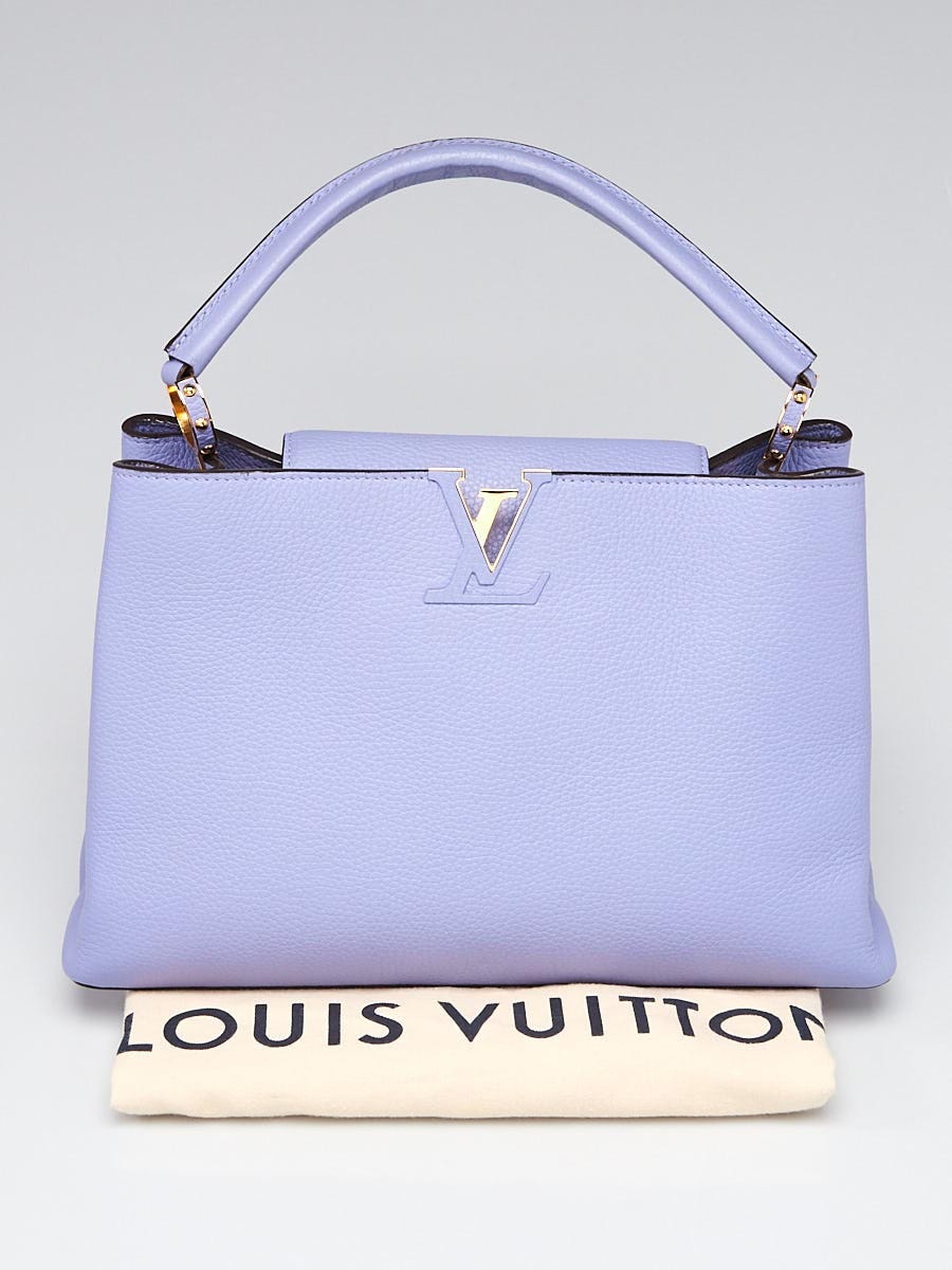 Louis Vuitton Lilas Taurillon Leather Capucines MM Bag - Yoogi's
