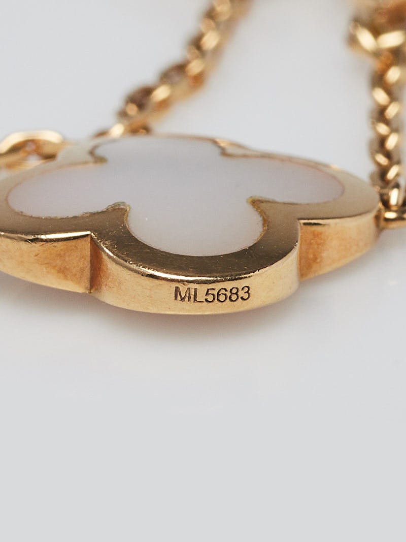 Pure alhambra necklace top