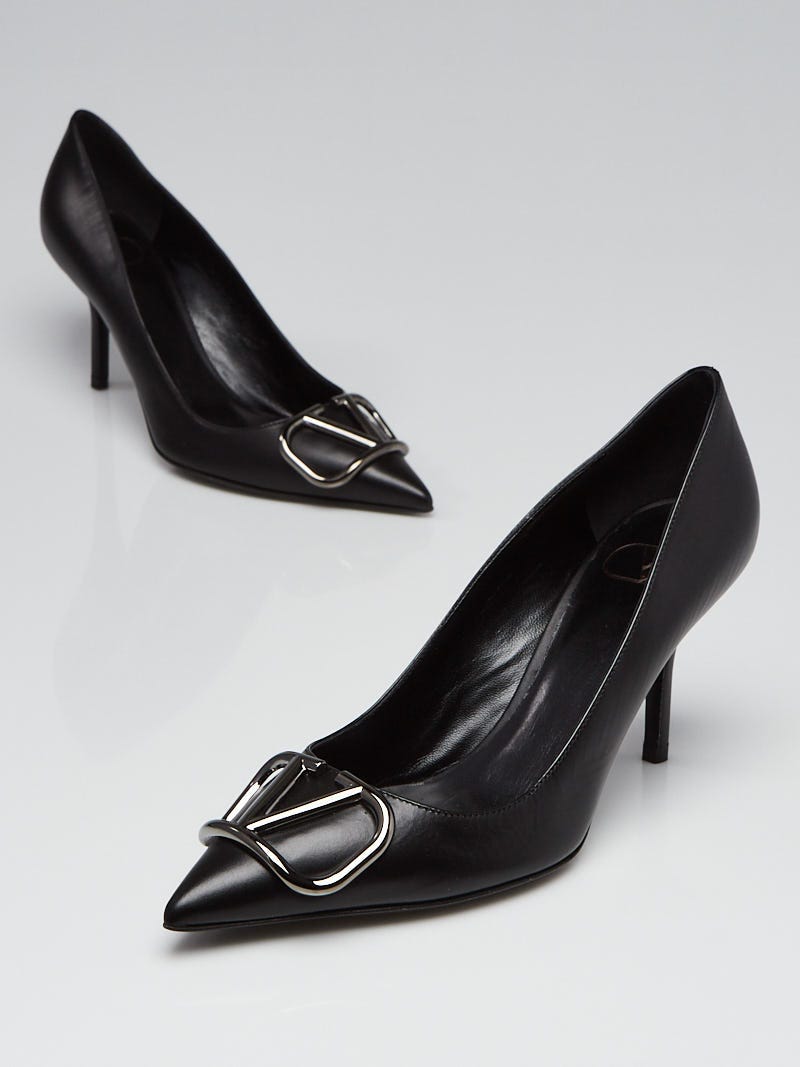 Valentino black pumps cheap