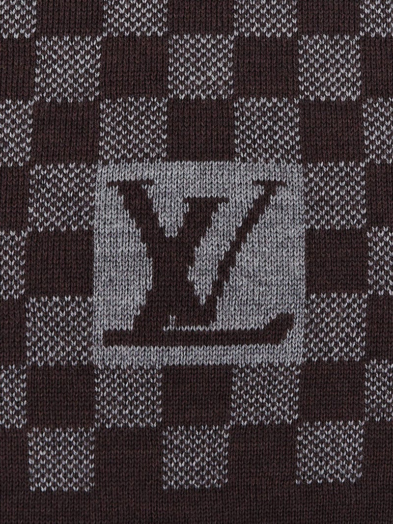 Louis Vuitton Petit Damier Scarf - Grey Scarves, Accessories