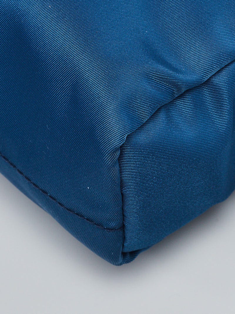 Prada Cobalto Vela Nylon Cosmetic Pouch 1NA021 | Yoogi's Closet