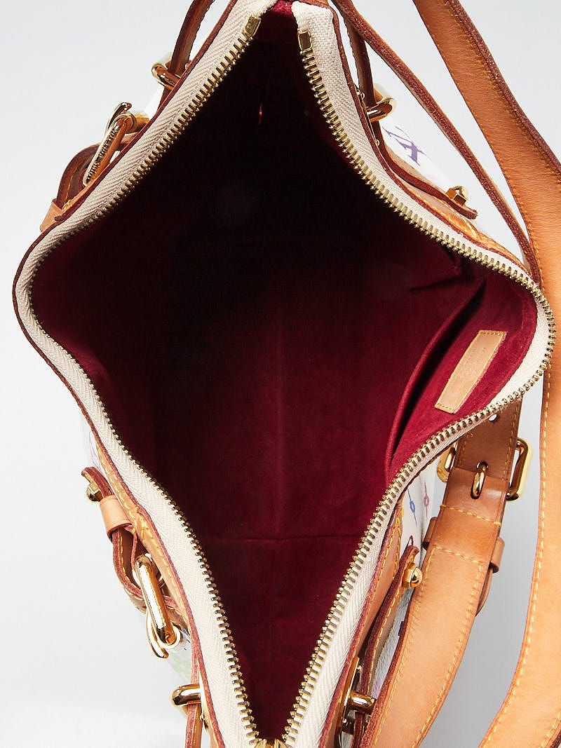 Greta cloth handbag Louis Vuitton White in Cloth - 21910215
