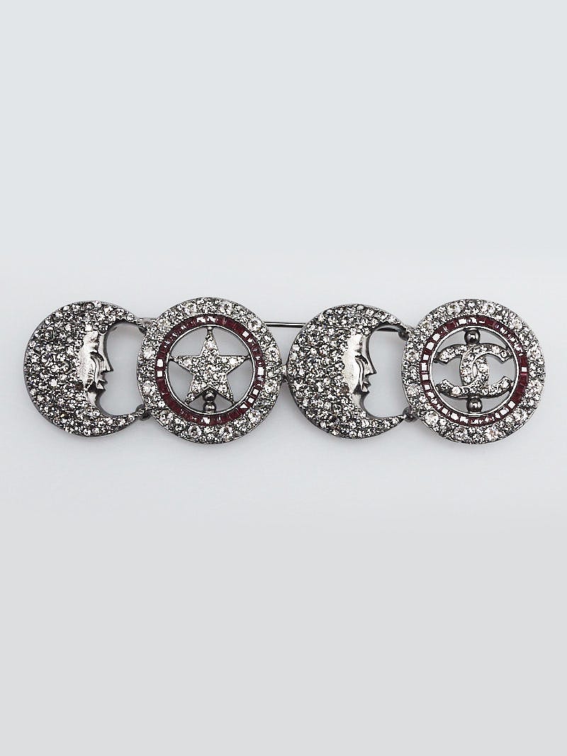 Chanel Ruthenium Metal and Crystal 