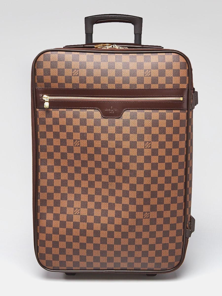 Louis Vuitton Vintage - Damier Ebene Pegase 60 Trolley - Brown