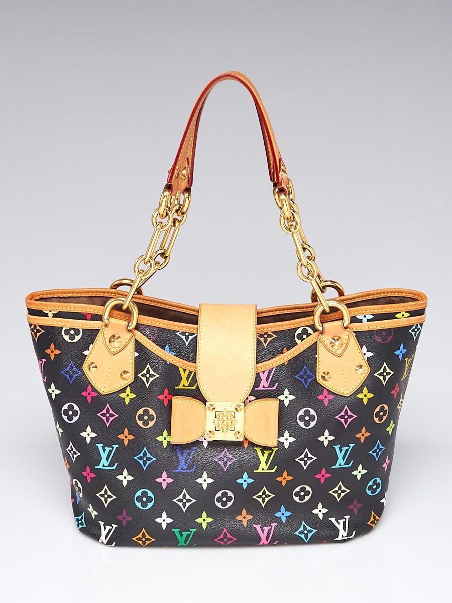 Louis Vuitton Black Monogram Multicolore Annie GM Tote Bag