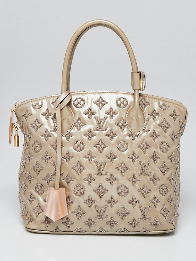 Louis Vuitton Limited Edition Gris Monogram Fascination Lockit Bag