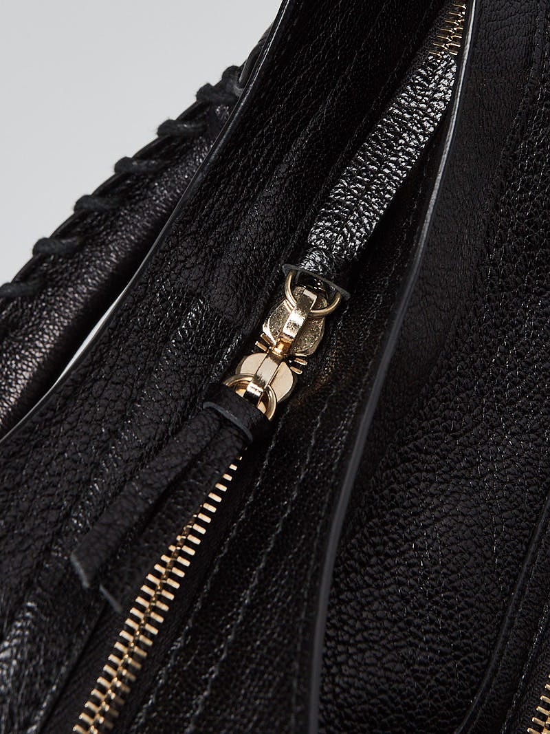 バッグ Sold Balenciaga Purple Lambskin Leather Motorcycle Part Time Bag