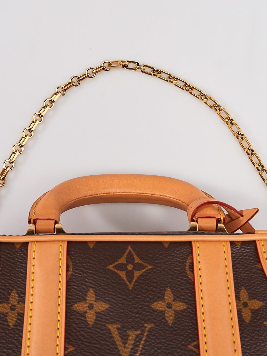 Louis Vuitton - Authenticated Valisette Handbag - Cloth Brown for Women, Very Good Condition