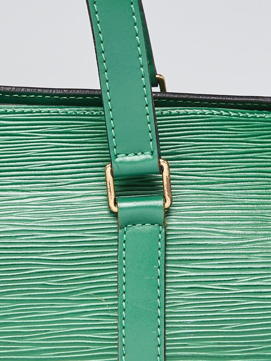 Vintage Louis Vuitton Soufflot Green Epi Leather