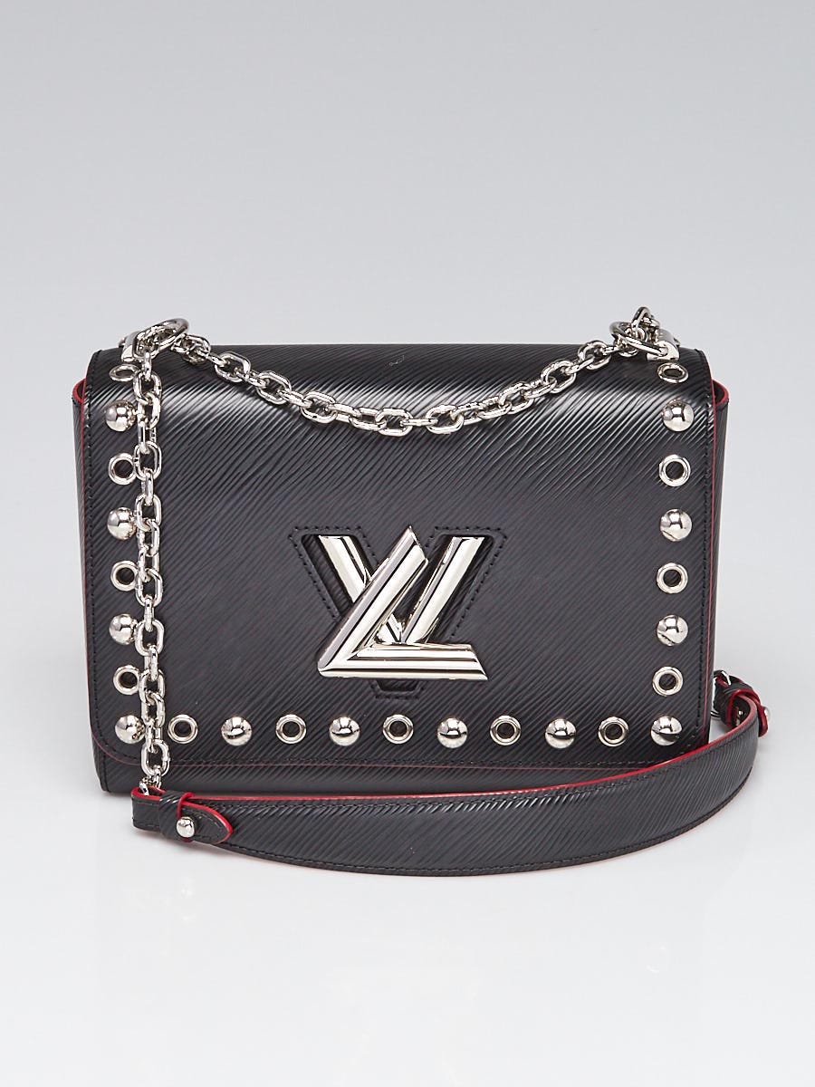 Louis Vuitton - Authenticated Twist Long Chain Wallet Handbag - Leather Black For Woman, Very Good condition