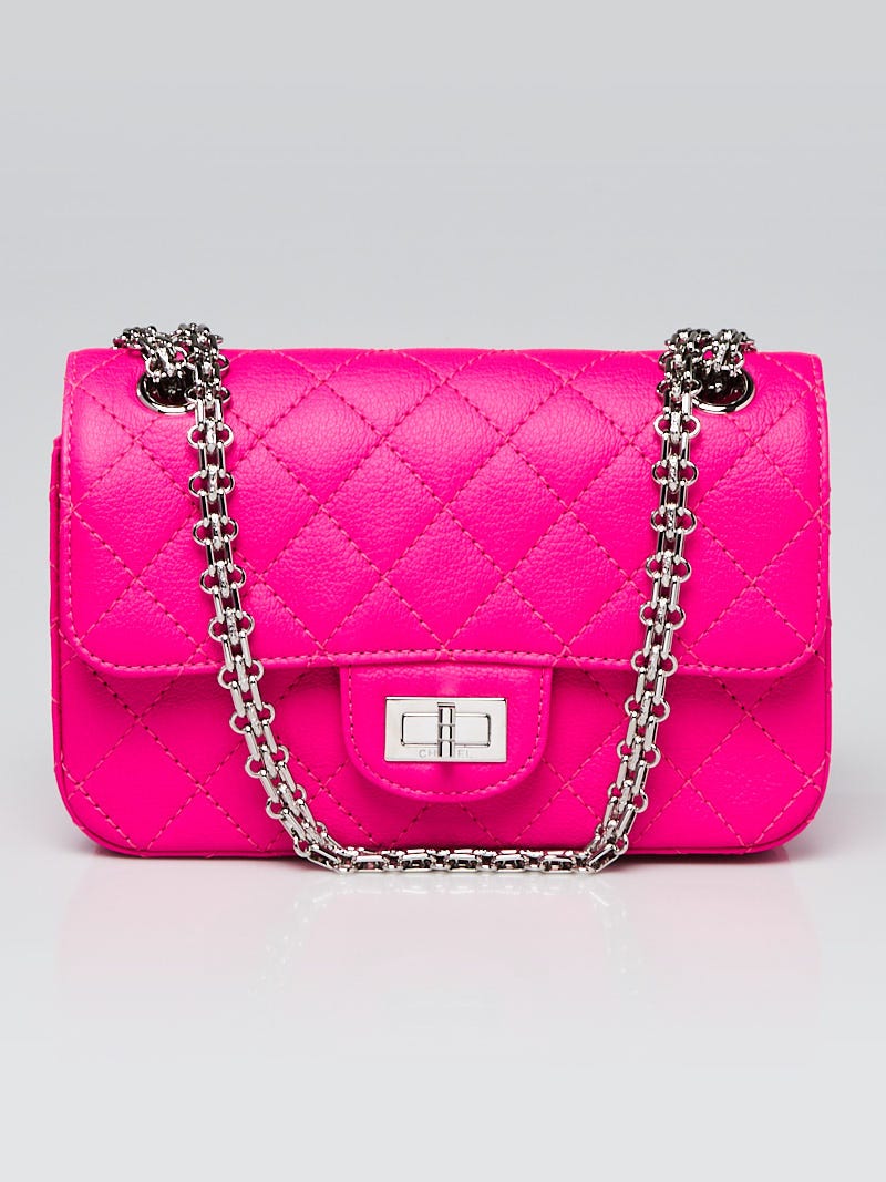 Chanel Hot Pink 2.55 Quilted Classic Chevre Leather Reissue 224 Flap Bag -  Yoogi's Closet