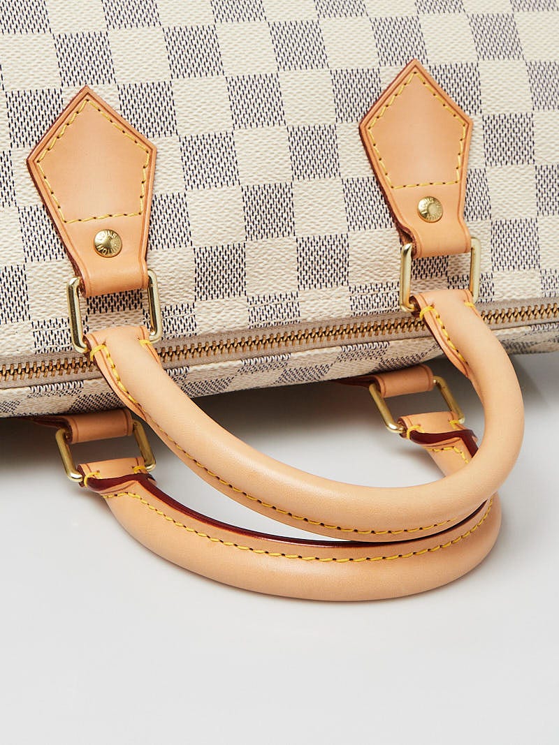 Louis Vuitton Damier Azur Canvas Speedy 25 Bag | Yoogi's Closet