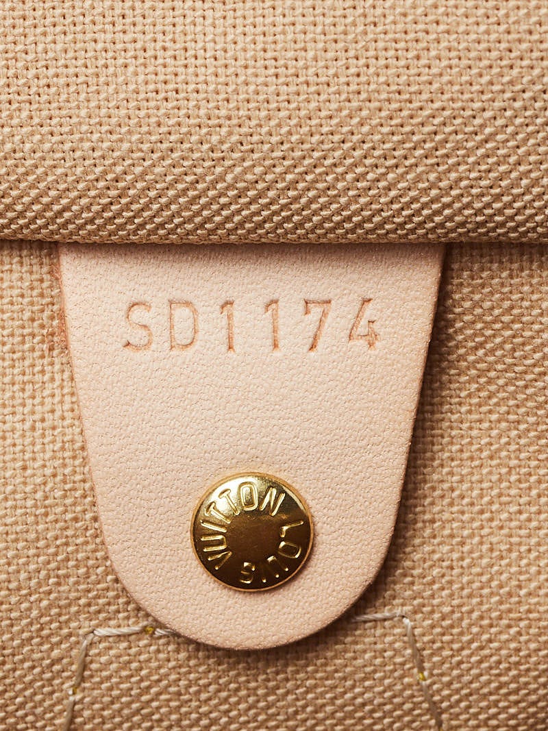 Louis Vuitton Damier Azur Canvas Speedy 25 Bag | Yoogi's Closet