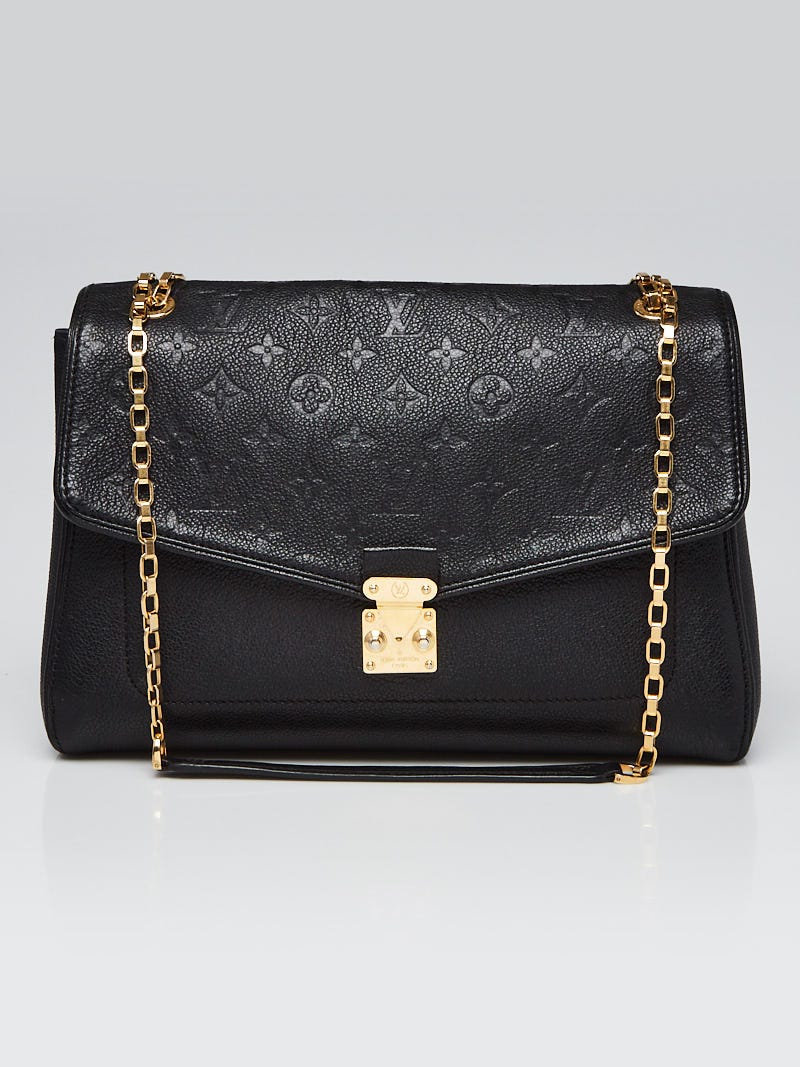 Louis Vuitton Black Monogram Empreinte St Germain MM Bag