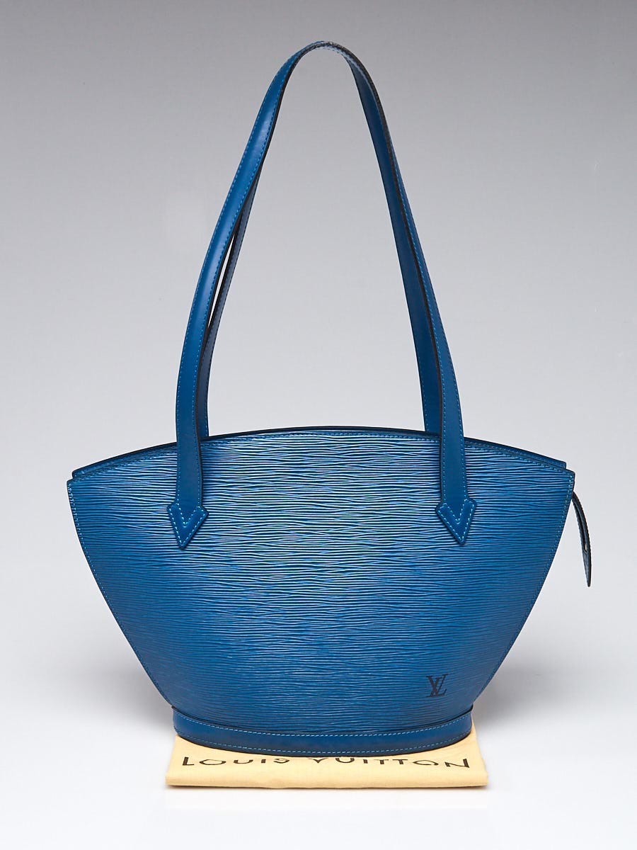 Louis Vuitton Toledo Blue Epi Leather Saint Jacques PM Bag