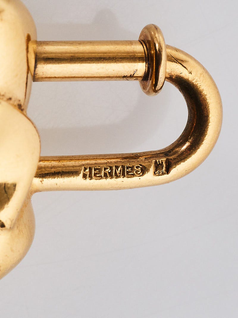 Hermès 1988 Pre-owned Elephant Motif Cadena Padlock - Silver