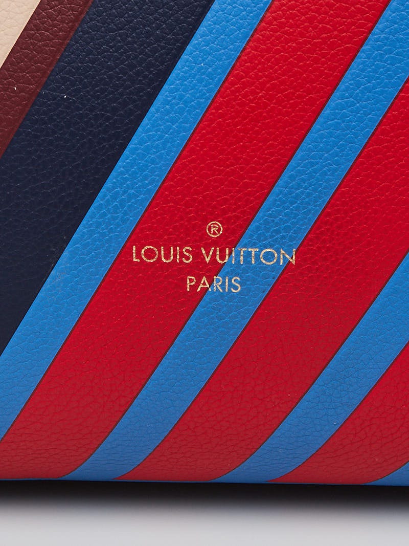 TLS - Title: Louis Vuitton Red & Monogram Canvas Kimono Tote MM