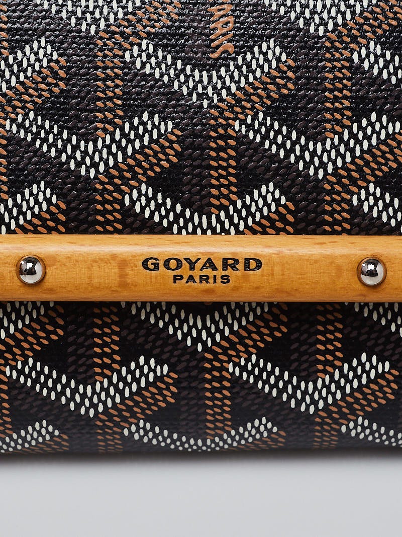 Goyard Monte Carlo Bois Clutch New  Goyard, Chevron purse, Real leather  handbags