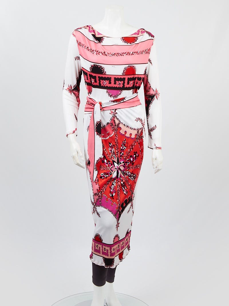 Emilio Pucci 3/4 store Sleeve Geometric Top