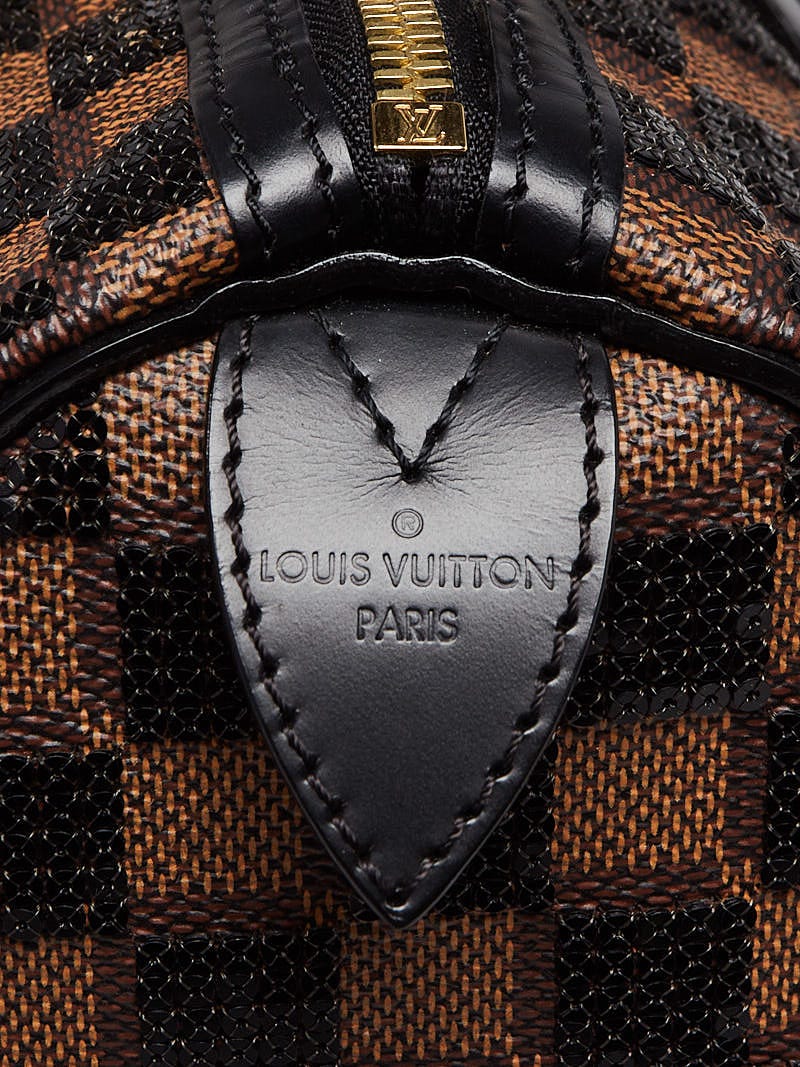 Louis Vuitton Limited Edition Damier Paillettes Speedy 30 Bag - Yoogi's  Closet