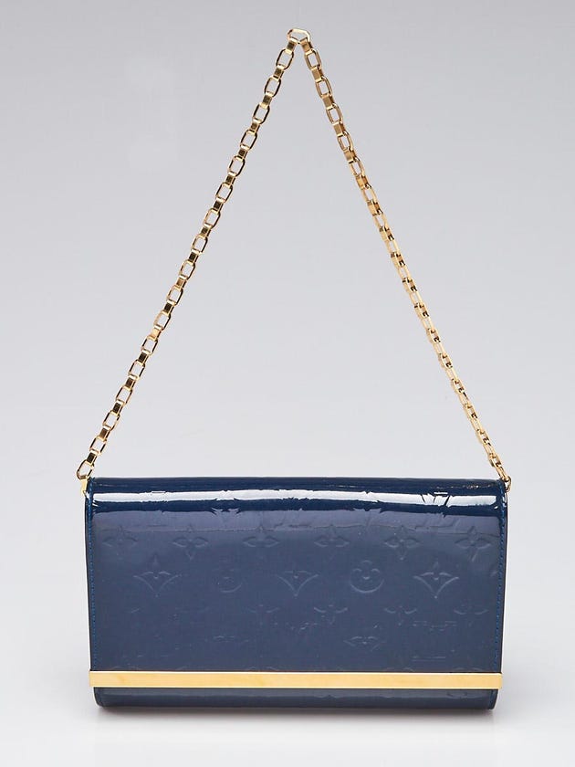 Louis Vuitton Grand Bleu Monogram Vernis Ana Clutch Bag
