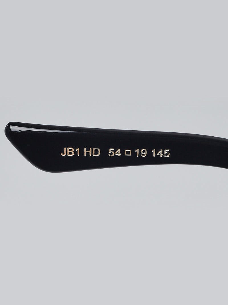 Christian Dior Limited Edition Black Acetate/Metal Inspired