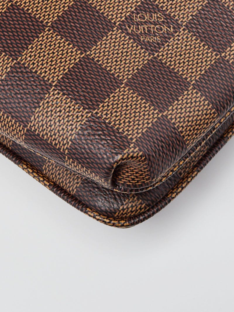 Louis Vuitton Damier Canvas Cerise Twice Pochette Bag - Yoogi's Closet