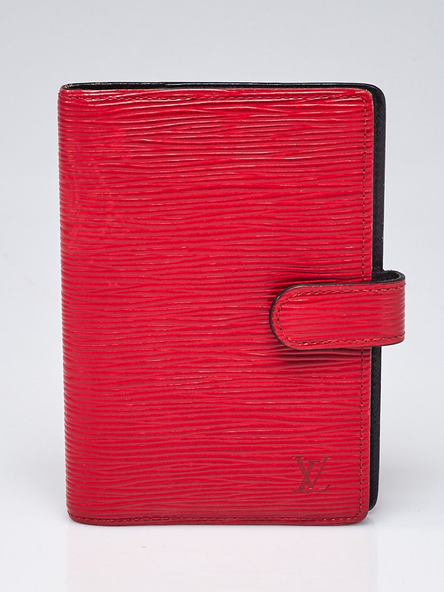 Louis Vuitton Agenda Cover In Red Epi Leather