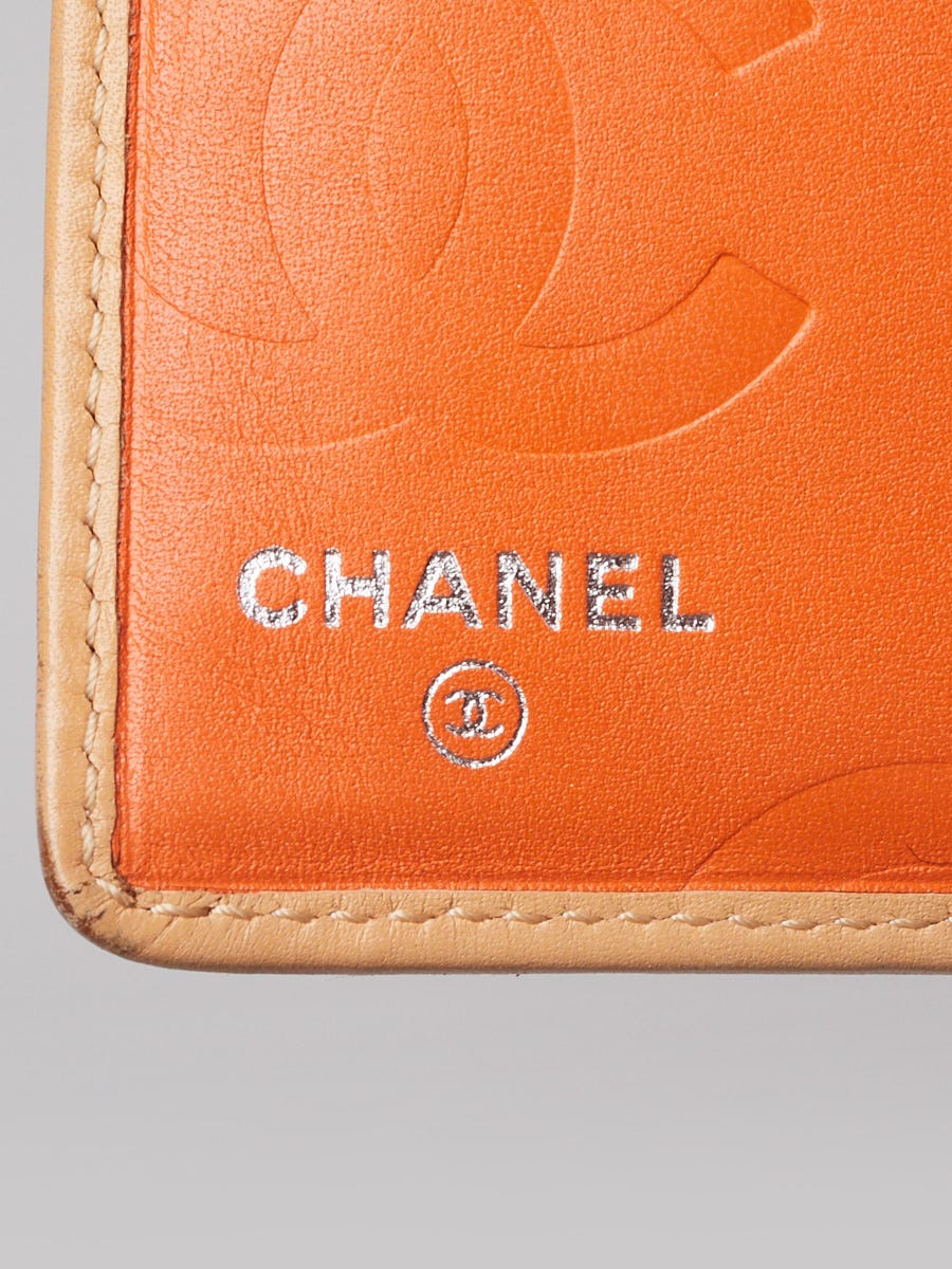 Chanel Quilted Cambon Yen Wallet Black Calfskin Silver Hardware