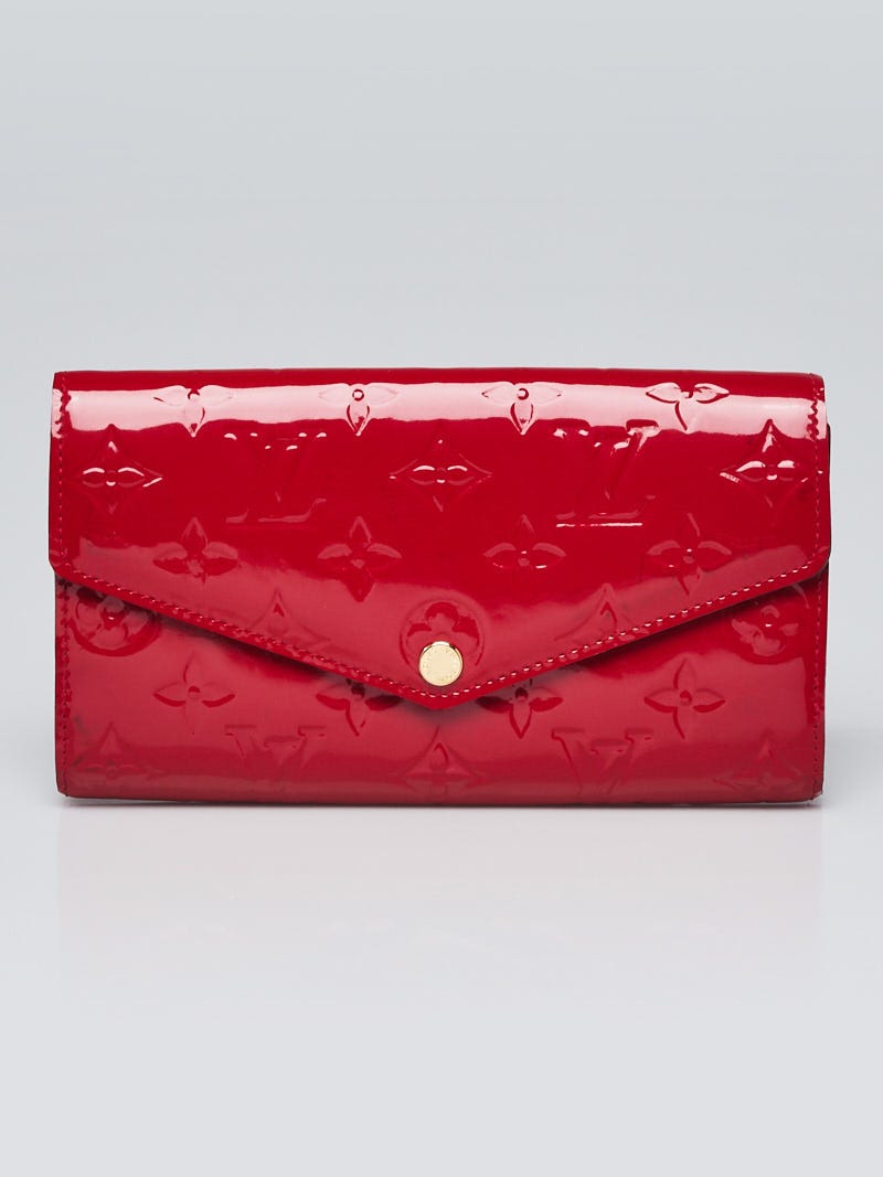 Louis Vuitton Cerise Monogram Vernis Sarah NM3 Wallet