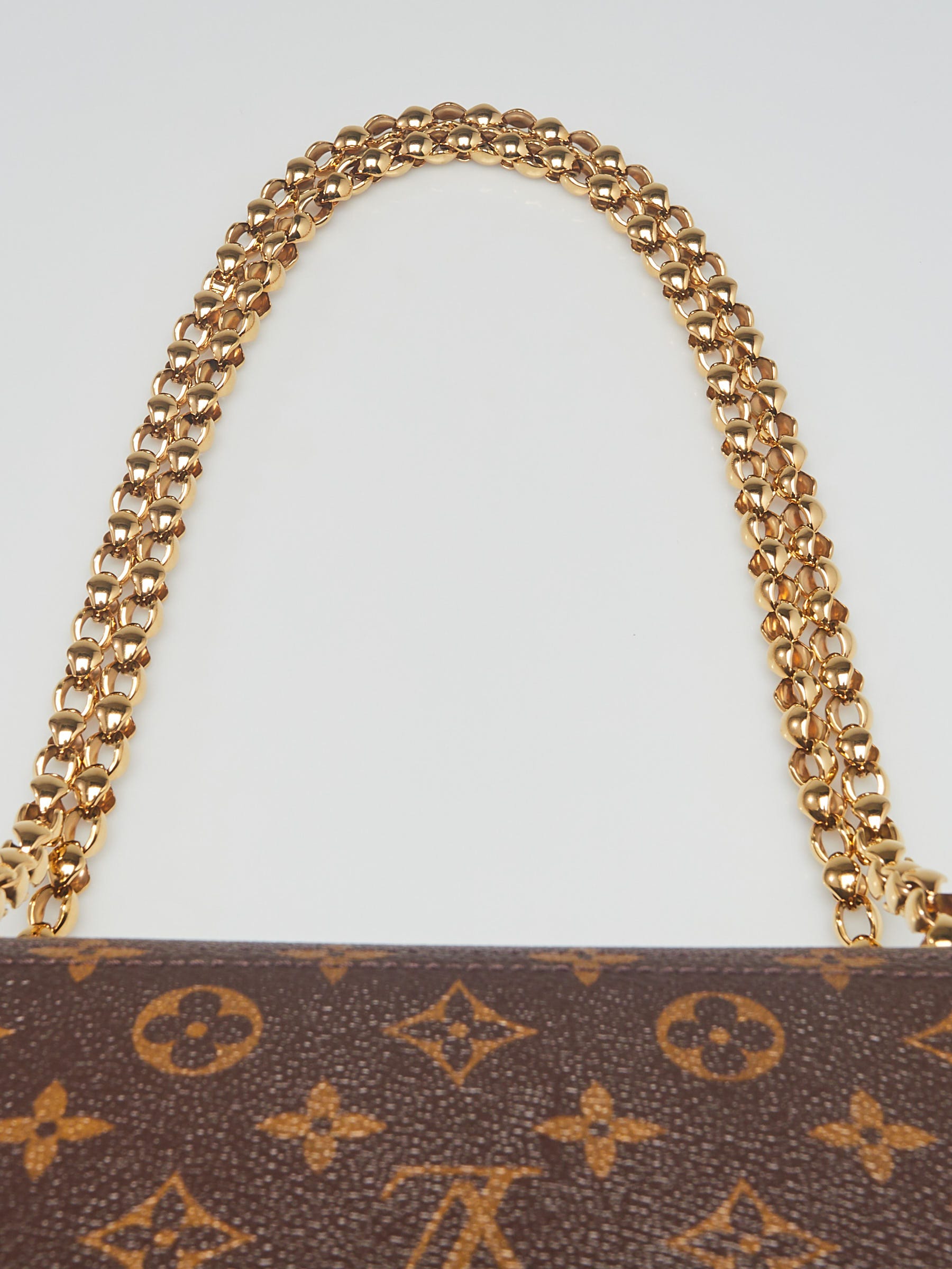 Louis Vuitton Monogram Victoire Shoulder Chain Bag 100% AUTHENTIC