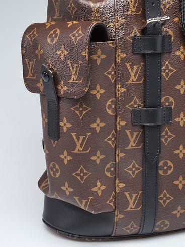 louis vuitton christopher backpack crocodile MM Brushed Monogram Cowhide Leather Tags And Dust Bag Exotic beautiful crocodile bone leather with silver hardware Top 10 Most Expensive Backpacks
