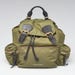 Burberry Green Technical Nylon Medium Rucksack Backpack Bag - Yoogi's Closet