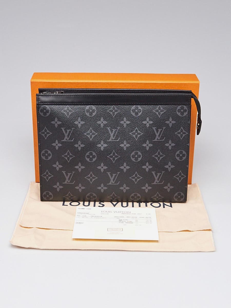 Authenticated Used Louis Vuitton Monogram Eclipse Pochette