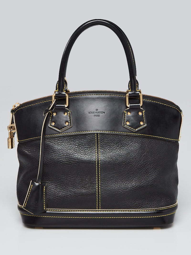 Black & Cream Leather Suhali Lockit PM Bag
