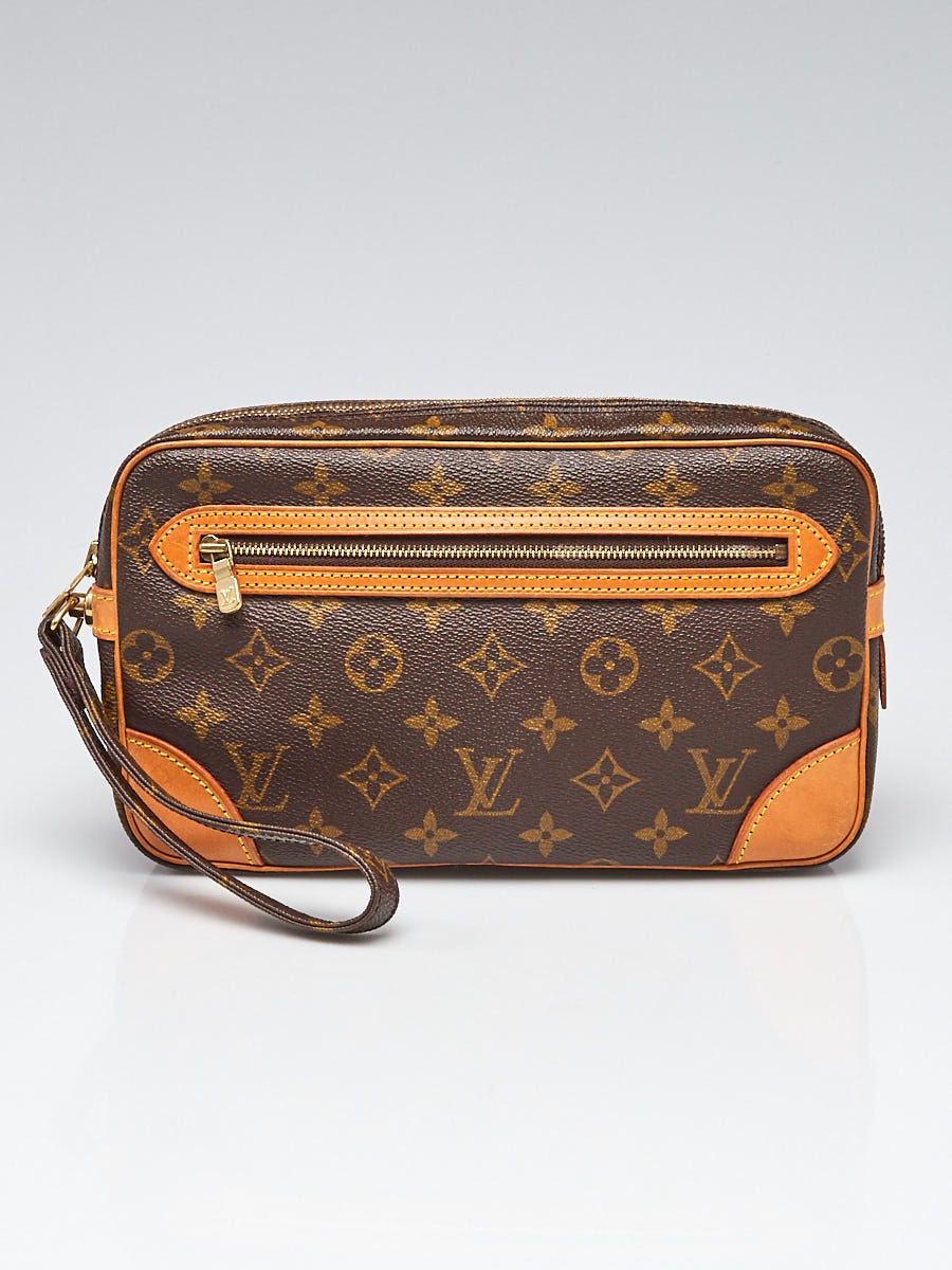 Louis Vuitton Monogram Canvas Marly Dragonne PM Clutch Bag Yoogi s Closet