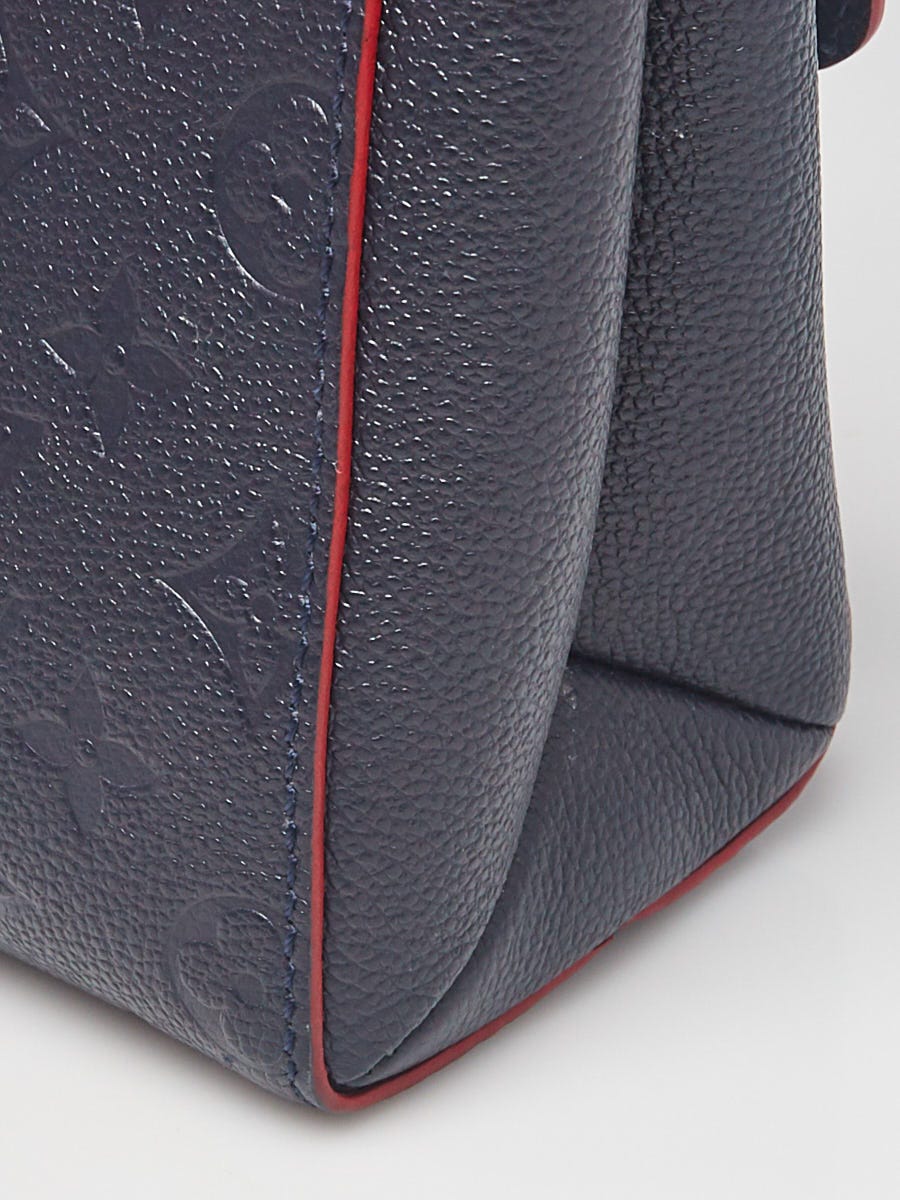 Louis Vuitton Marine Rouge Monogram Empreinte Leather Vavin PM Bag